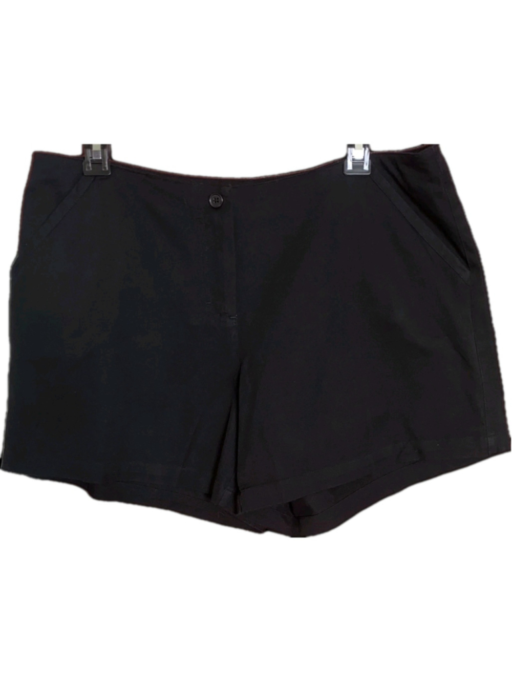 Boston Proper Shorts Womens 12 Black Tailored Dress Shorts Pockets Resort